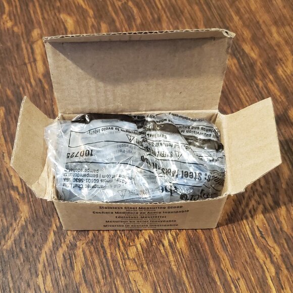 NIB Pampered Chef Stainless Steel Measuring Scoop - Picture 6 of 9